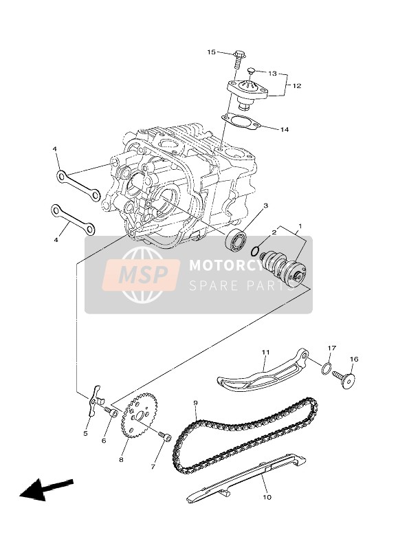 Yamaha D~ELIGHT 2021 Árbol De Levas & Cadena para un 2021 Yamaha D~ELIGHT